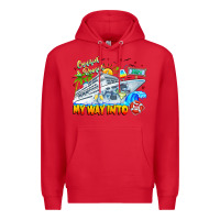 Red 2024 Cruisin Premium Hoodie - CowhideDigitalArt