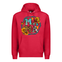 Cardinal sunflowers hexagon frame mama Premium Hoodie - Jasminsmagicworld