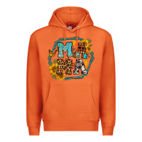 Carrot sunflowers hexagon frame mama Premium Hoodie - Jasminsmagicworld