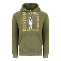 Vintage Olive boston terrier t  shirt boston terrier dog traits gift t  shirt Vintage Hoodie - longCreatives