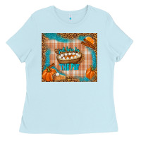 Baby Blue just here for the pie Ladies Tee - TumblerDesignByShophia