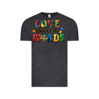 Vintage Black Love needs no words Vintage Tee - CowGirlArtShop