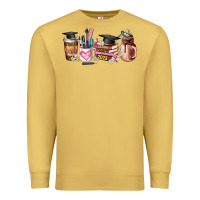 Antique Gold senior 2023 graduation coffee cups Premium Sweatshirt - AdoDesignShop