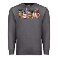Charcoal Heather senior 2023 graduation coffee cups Premium Sweatshirt - AdoDesignShop