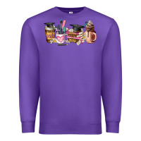 Purple senior 2023 graduation coffee cups Premium Sweatshirt - AdoDesignShop