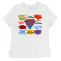 White super dad Ladies Tee - TumblerDesignByShophia