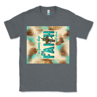 Charcoal Heather faith with cross Classic Tee - TumblerDesignByShophia