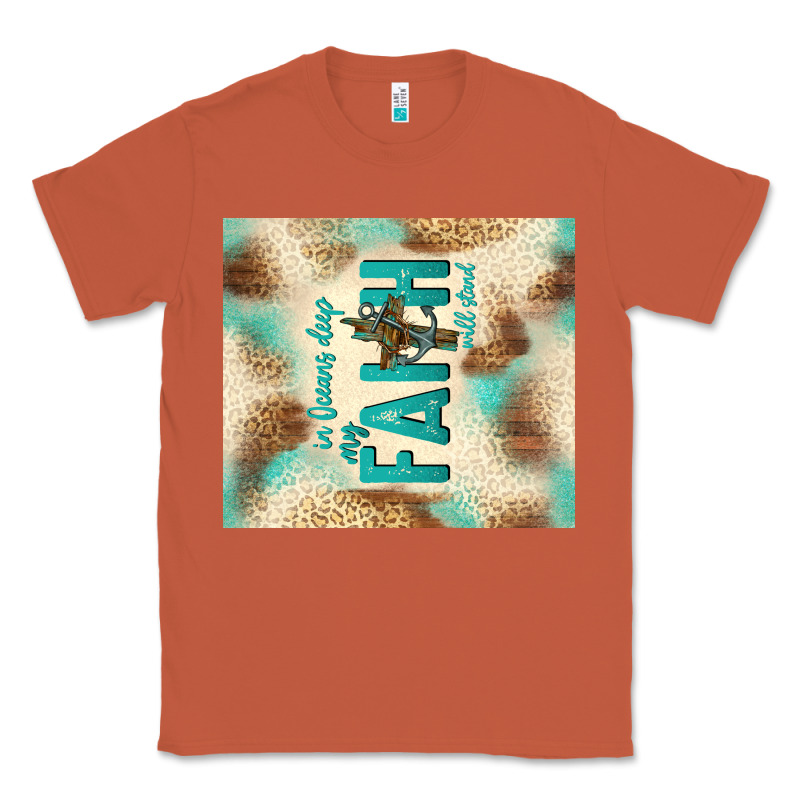 Faith With Cross Classic Tee by TumblerDesignByShophia | Teevron