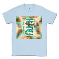 Dusty Blue faith with cross Classic Tee - TumblerDesignByShophia