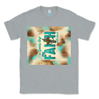Heather Grey faith with cross Classic Tee - TumblerDesignByShophia