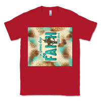 Red faith with cross Classic Tee - TumblerDesignByShophia