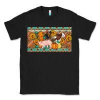 Black Fall farm animals cow pig rooster Classic Tee - Artiststas