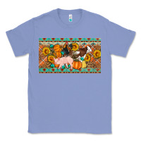 Colony Blue Fall farm animals cow pig rooster Classic Tee - Artiststas