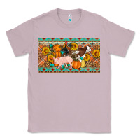 Lilac Fall farm animals cow pig rooster Classic Tee - Artiststas