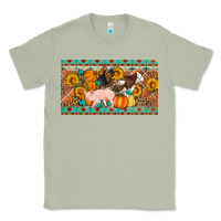 Matcha Fall farm animals cow pig rooster Classic Tee - Artiststas