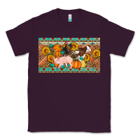 Plum Fall farm animals cow pig rooster Classic Tee - Artiststas