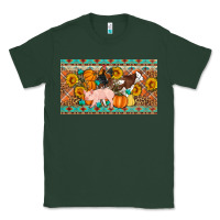 Sports Green Fall farm animals cow pig rooster Classic Tee - Artiststas