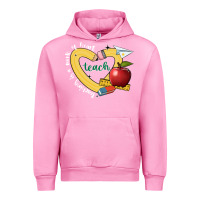 Fuchsia Pink teaching is a work of heart Urban Hoodie - JahusDesignShop
