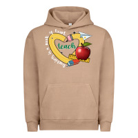 Pigment Burro teaching is a work of heart Urban Hoodie - JahusDesignShop