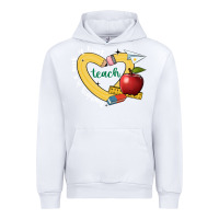 White teaching is a work of heart Urban Hoodie - JahusDesignShop
