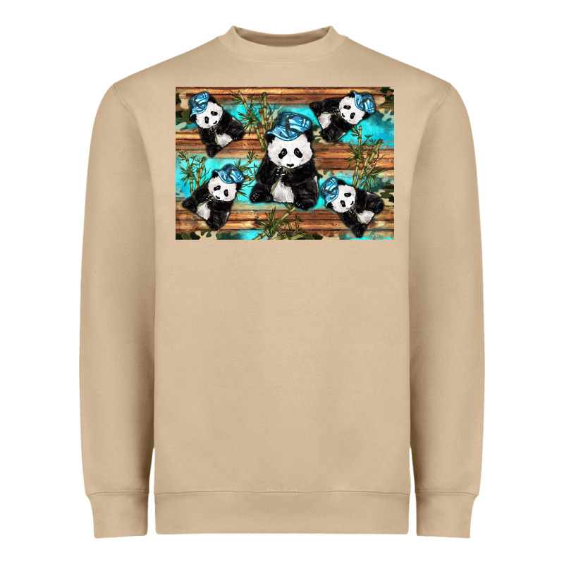 Camouflage Baby Panda Heavyweight Sweatshirt by Artiststas | Teevron