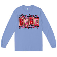 Colony Blue Valentine's Day babe Long Sleeve Tee - FaDigitalArtStudio