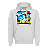 Dove Grey #woody woodpecker character Zipper Hoodie - longCreatives