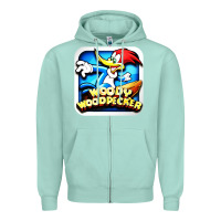 Seafoam #woody woodpecker character Zipper Hoodie - longCreatives