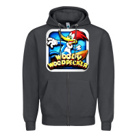 Smoke #woody woodpecker character Zipper Hoodie - longCreatives