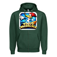 Sports Green #woody woodpecker character Zipper Hoodie - longCreatives