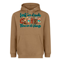 Toasted Coconut first we drink coffee then we do things Heavyweight Hoodie - AdoDesignShop