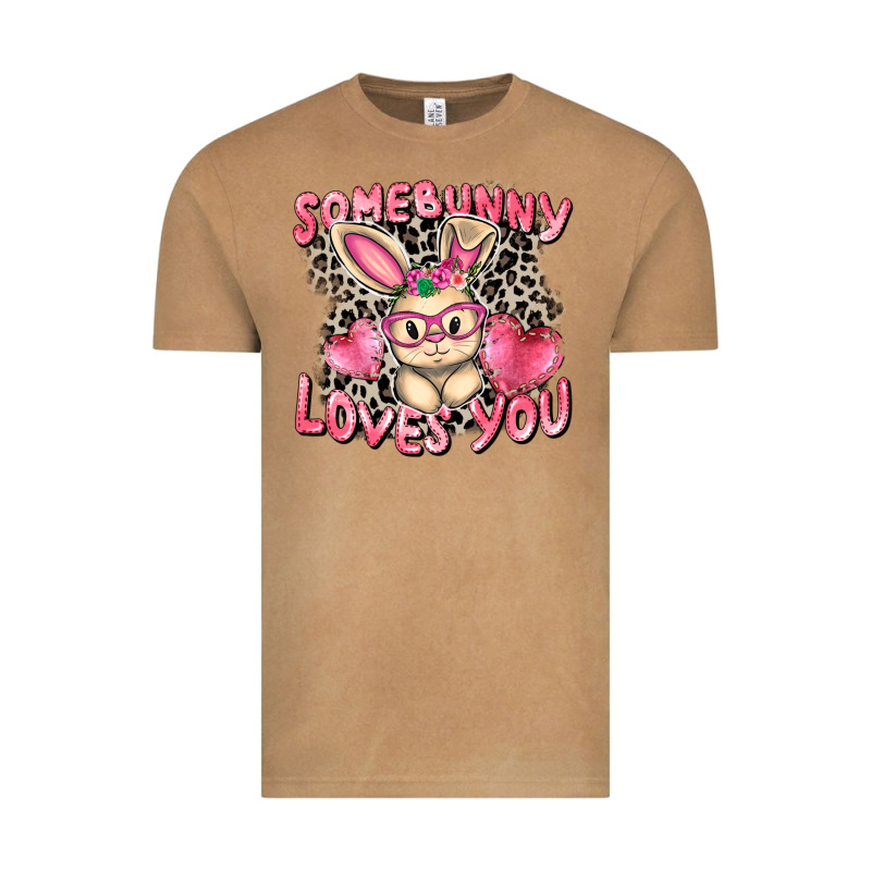 Somebunny Loves You Easter Day Vintage Tee by CowGirlArtShop | Teevron