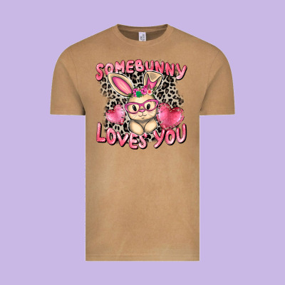 Somebunny Loves You Easter Day Vintage Tee Designed By Cowgirlartshop