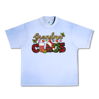 Grape Ice Grandma claus with christmas gift sock mother's Urban Heavy Tee - HowdyJamesFarm