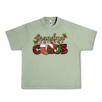 Oil Green Grandma claus with christmas gift sock mother's Urban Heavy Tee - HowdyJamesFarm