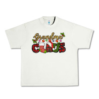 Pistachio Grandma claus with christmas gift sock mother's Urban Heavy Tee - HowdyJamesFarm