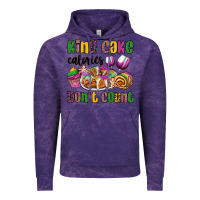 Cloud Purple king cake calories don't count mardi gras Vintage Hoodie - OliviaCreatesArt