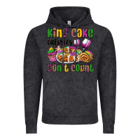 King Cake Calories Don't Count Mardi Gras Vintage Hoodie | Teevron