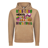 Vintage Coffee king cake calories don't count mardi gras Vintage Hoodie - OliviaCreatesArt