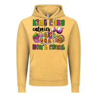 Vintage Mustard king cake calories don't count mardi gras Vintage Hoodie - OliviaCreatesArt