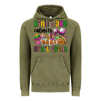 Vintage Olive king cake calories don't count mardi gras Vintage Hoodie - OliviaCreatesArt