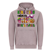 Vintage Zinc king cake calories don't count mardi gras Vintage Hoodie - OliviaCreatesArt