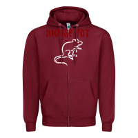 Burgundy Vintage Retro Burt Macklin Gifts Men Zipper Hoodie - longCreatives