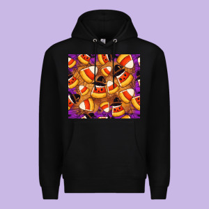 Candy Pattern Premium Hoodie Designed By Cowhidedigitalart