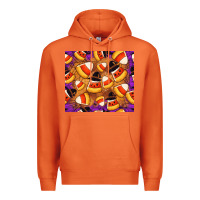 Carrot Candy Pattern Premium Hoodie - CowhideDigitalArt