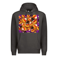 Smoke Candy Pattern Premium Hoodie - CowhideDigitalArt
