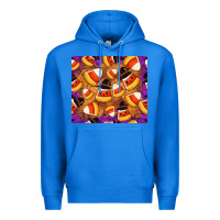 True Royal Candy Pattern Premium Hoodie - CowhideDigitalArt