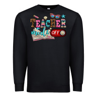 Black teacher mode off Premium Sweatshirt - AdoDesignShop