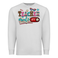 Dove Grey teacher mode off Premium Sweatshirt - AdoDesignShop