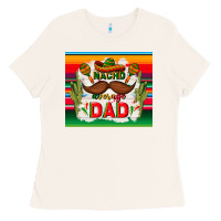 Bone nacho average dad father's day Ladies Tee - TumblerDesignByShophia